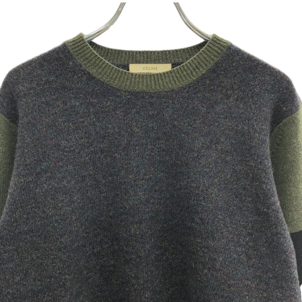 CELINE phoebe philo era Colorblock Sweater size L - Picture 3 of 7